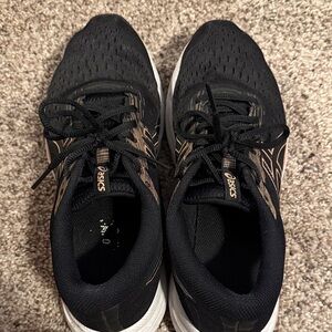 Asics Black and rose gel-excite 7  Athletic Sneakers 9